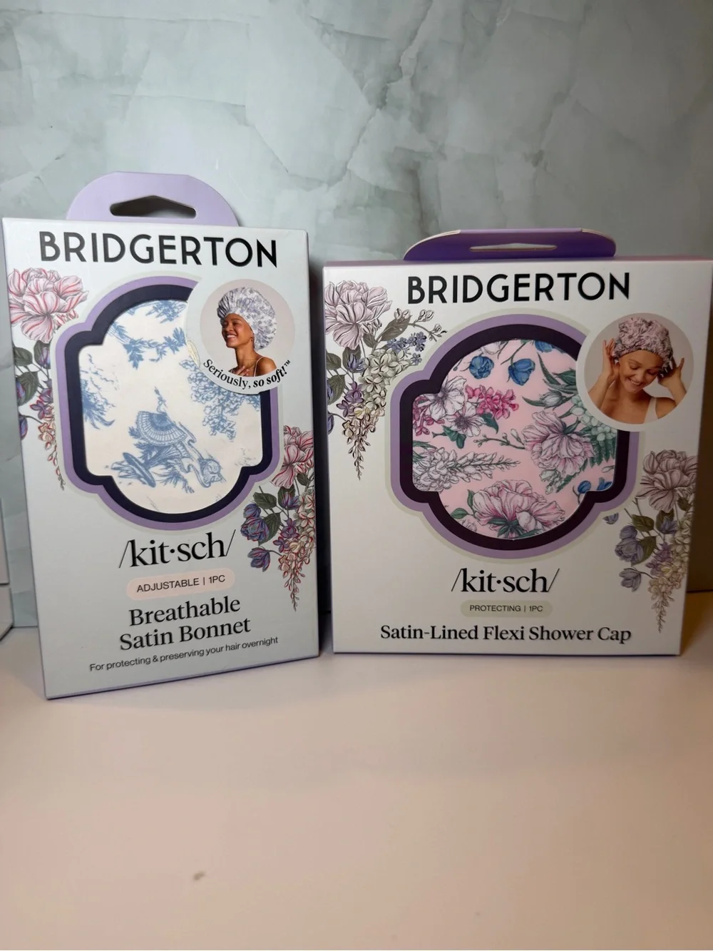 Kitsch x Bridgerton Satin Hair & Sleep Accessories Bundle